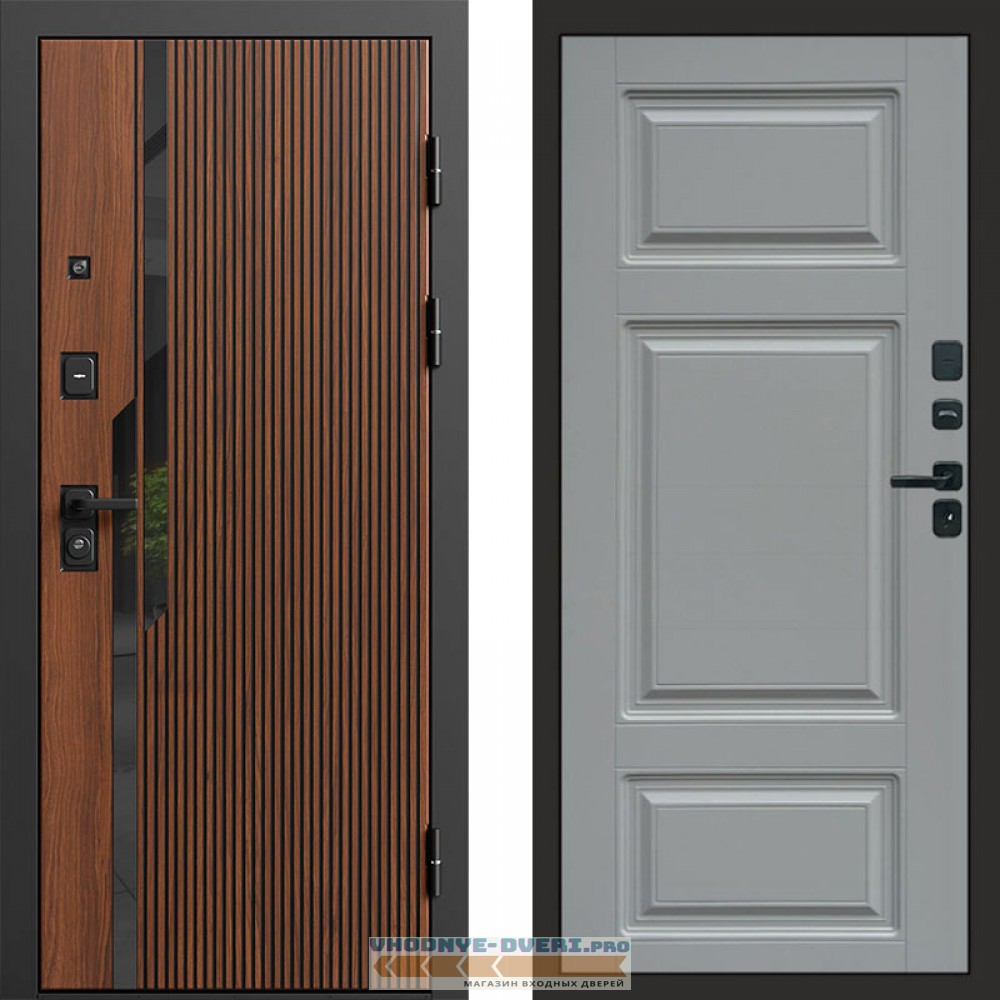 Дверь  Termo Door Флекс Бетон Лион Grey софт